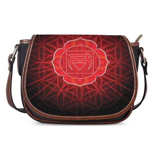 Muladhara Chakra Spiritual Print Saddle Bag