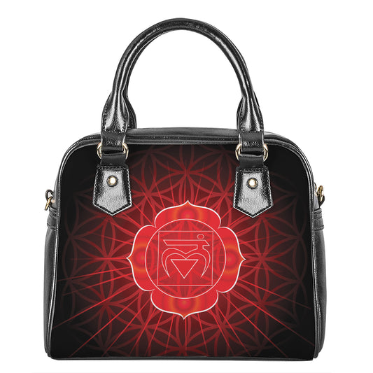 Muladhara Chakra Spiritual Print Shoulder Handbag