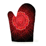 Muladhara Chakra Spiritual Print Single Oven Mitt