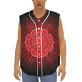 Muladhara Chakra Spiritual Print Sleeveless Baseball Jersey