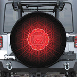 Muladhara Chakra Spiritual Print Tire Cover