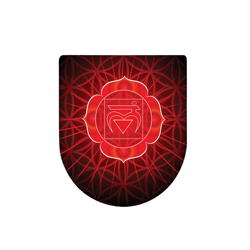 Muladhara Chakra Spiritual Print Toilet Lid Cover