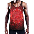 Muladhara Chakra Spiritual Print Men's Workout Tank Top