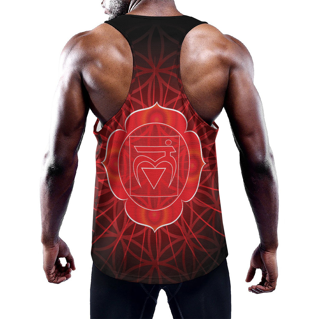Muladhara Chakra Spiritual Print Training Tank Top