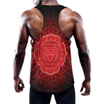 Muladhara Chakra Spiritual Print Training Tank Top