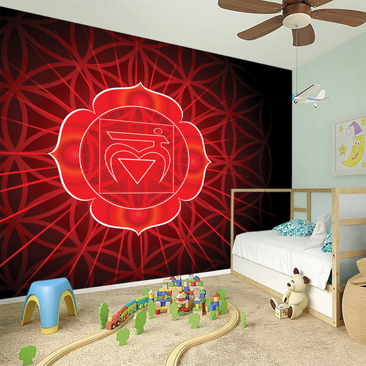 Muladhara Chakra Spiritual Print Wall Sticker