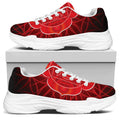 Muladhara Chakra Spiritual Print White Chunky Shoes