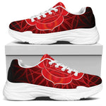 Muladhara Chakra Spiritual Print White Chunky Shoes