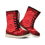 Muladhara Chakra Spiritual Print Winter Boots
