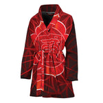 Muladhara Chakra Spiritual Print Women's Bathrobe