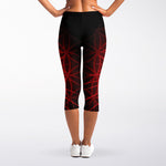Muladhara Chakra Spiritual Print Women's Capri Leggings