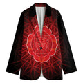 Muladhara Chakra Spiritual Print Women's Cotton Blazer