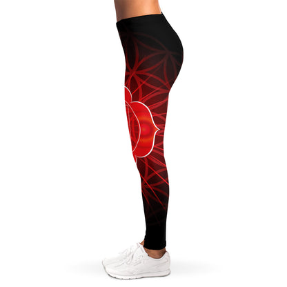 Muladhara Chakra Spiritual Print Women's Leggings