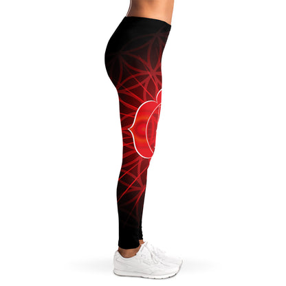 Muladhara Chakra Spiritual Print Women's Leggings