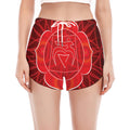 Muladhara Chakra Spiritual Print Women's Split Running Shorts