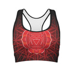 Muladhara Chakra Spiritual Print Women's Sports Bra