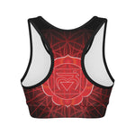 Muladhara Chakra Spiritual Print Women's Sports Bra
