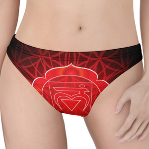 Muladhara Chakra Spiritual Print Women's Thong