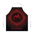 Muladhara Chakra Symbol Print Adjustable Apron