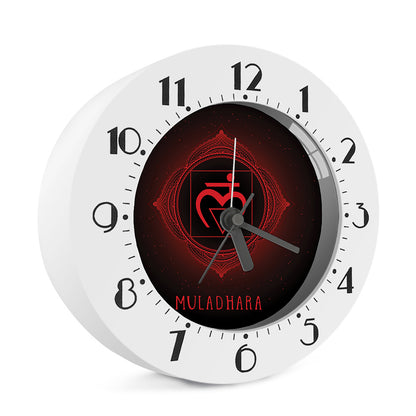 Muladhara Chakra Symbol Print Alarm Clock