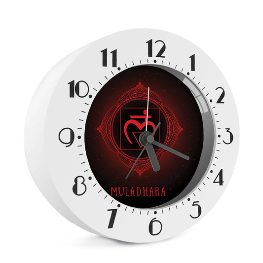 Muladhara Chakra Symbol Print Alarm Clock