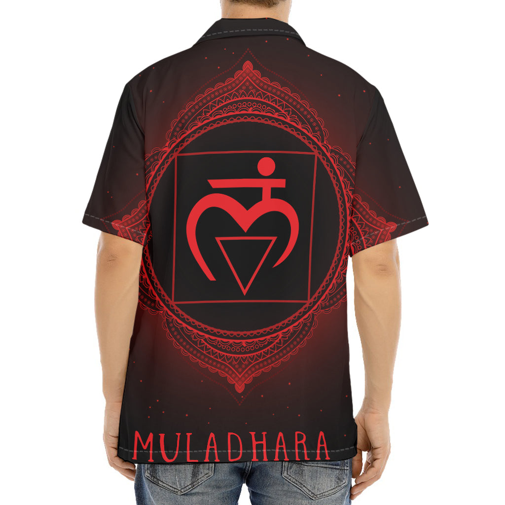 Muladhara Chakra Symbol Print Aloha Shirt
