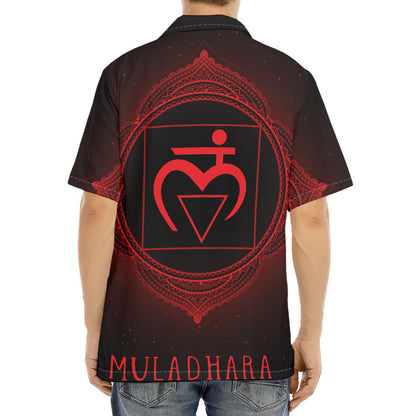 Muladhara Chakra Symbol Print Aloha Shirt