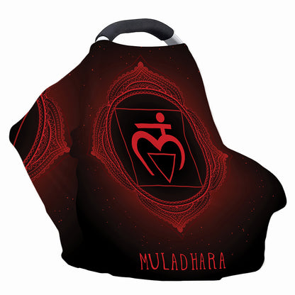 Muladhara Chakra Symbol Print Baby Seat Cover
