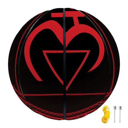 Muladhara Chakra Symbol Print Basketball