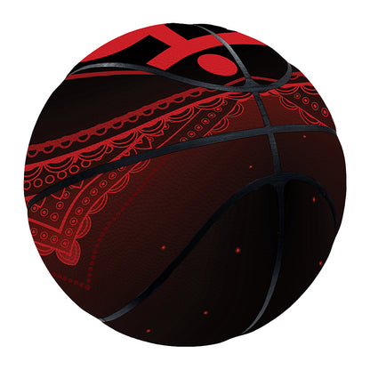 Muladhara Chakra Symbol Print Basketball