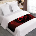 Muladhara Chakra Symbol Print Bed Runner