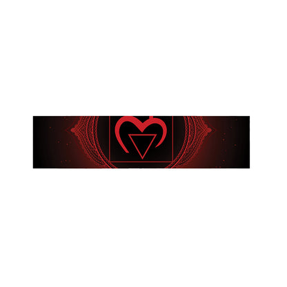 Muladhara Chakra Symbol Print Bed Runner