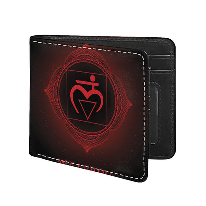 Muladhara Chakra Symbol Print Bifold Wallet