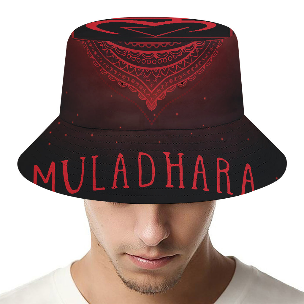 Muladhara Chakra Symbol Print Bucket Hat