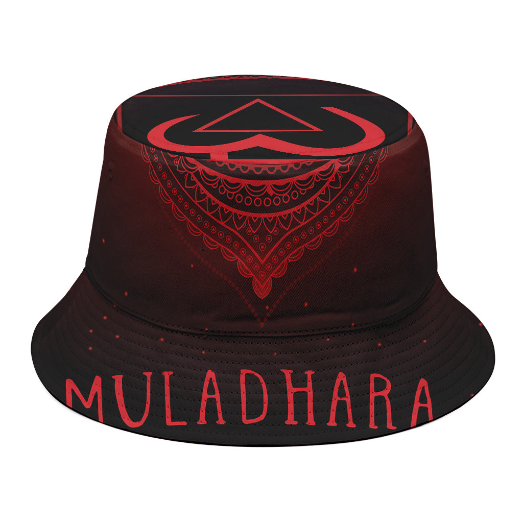 Muladhara Chakra Symbol Print Bucket Hat