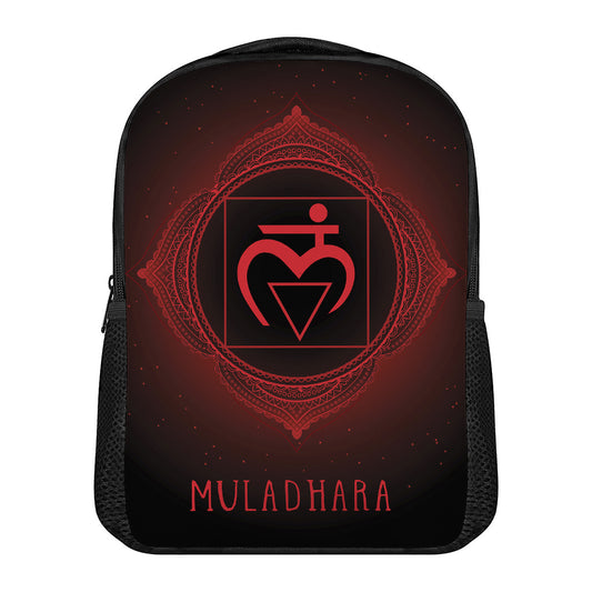 Muladhara Chakra Symbol Print Casual Backpack