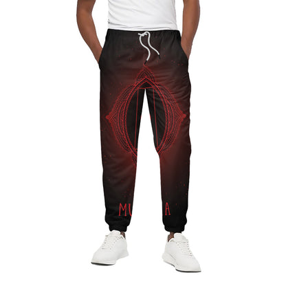 Muladhara Chakra Symbol Print Cotton Pants
