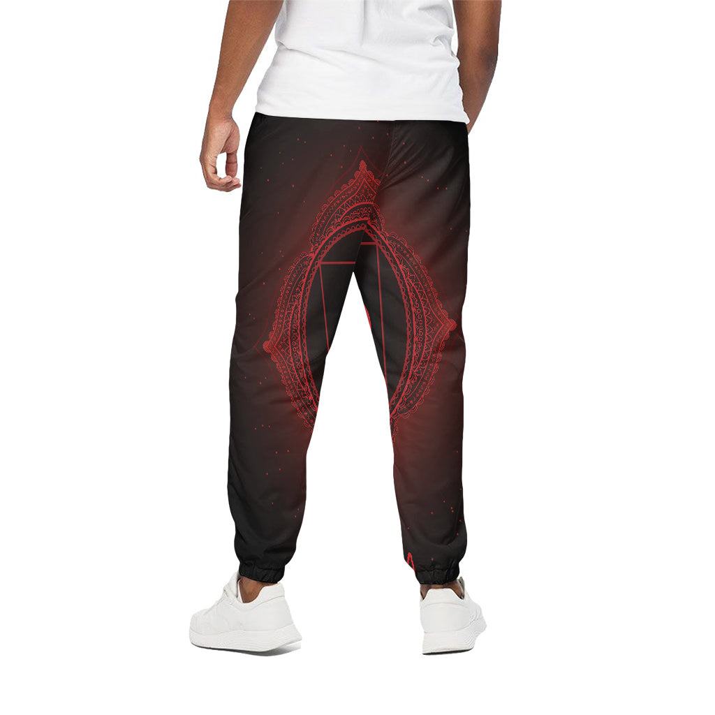 Muladhara Chakra Symbol Print Cotton Pants