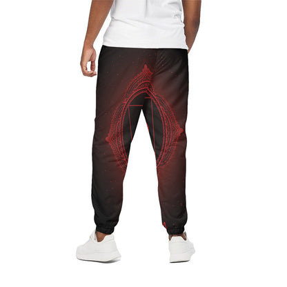 Muladhara Chakra Symbol Print Cotton Pants