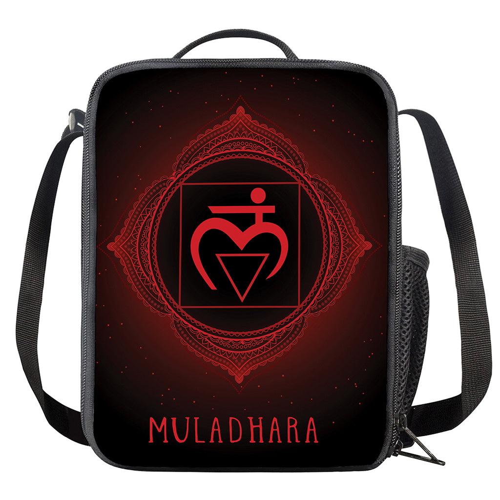 Muladhara Chakra Symbol Print Crossbody Lunch Bag