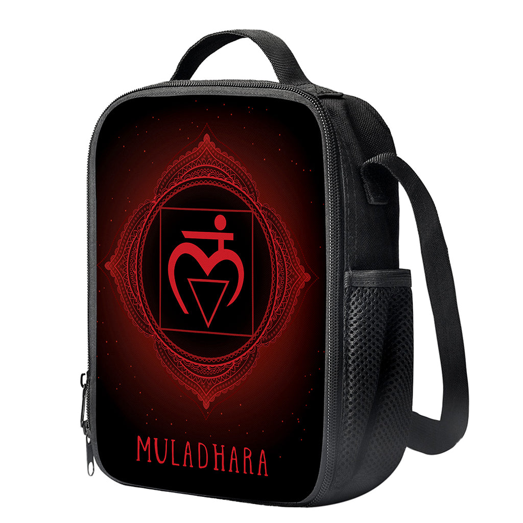 Muladhara Chakra Symbol Print Crossbody Lunch Bag