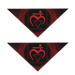 Muladhara Chakra Symbol Print Dog Bandana