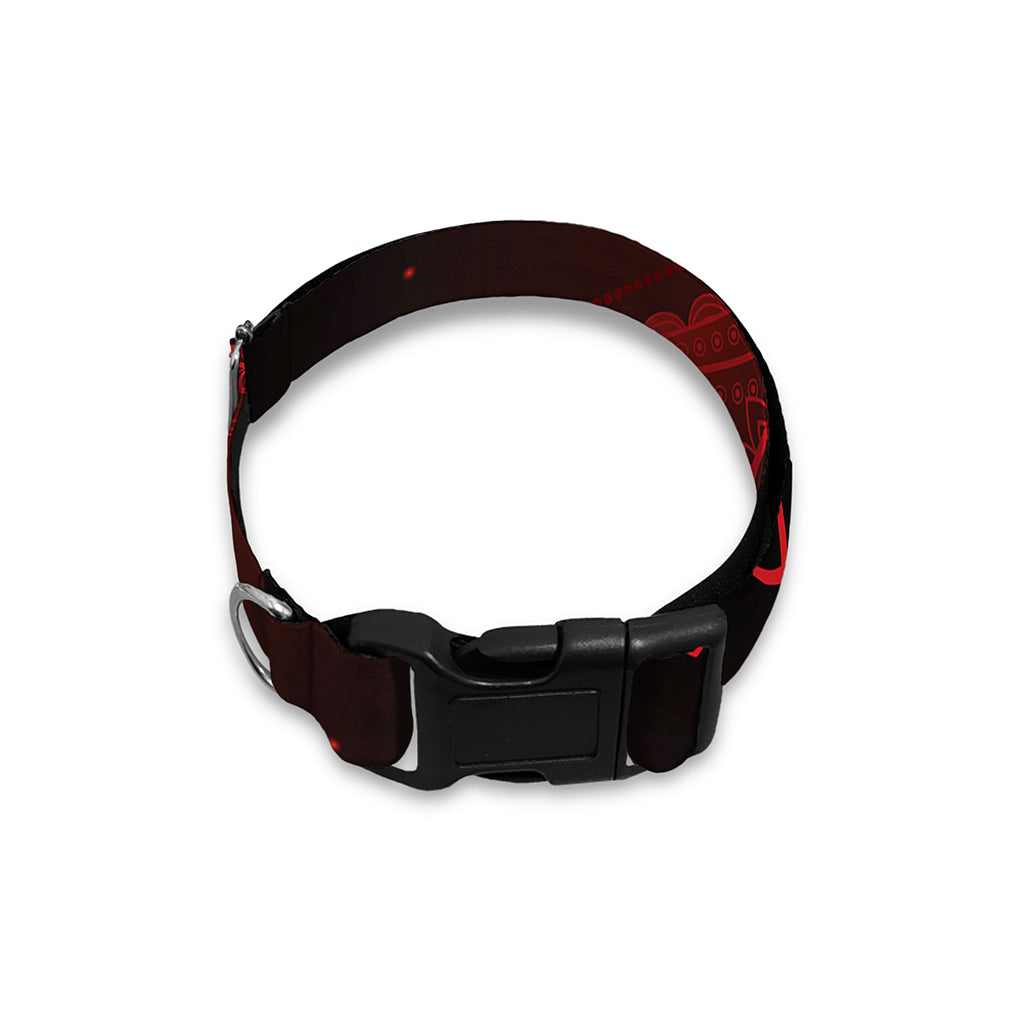 Muladhara Chakra Symbol Print Dog Collar