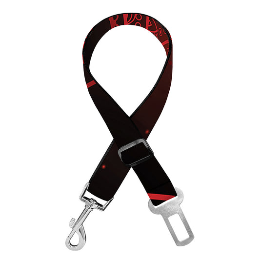 Muladhara Chakra Symbol Print Dog Seat Belt