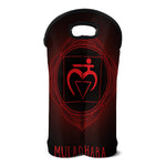 Muladhara Chakra Symbol Print Double Neoprene Wine Tote