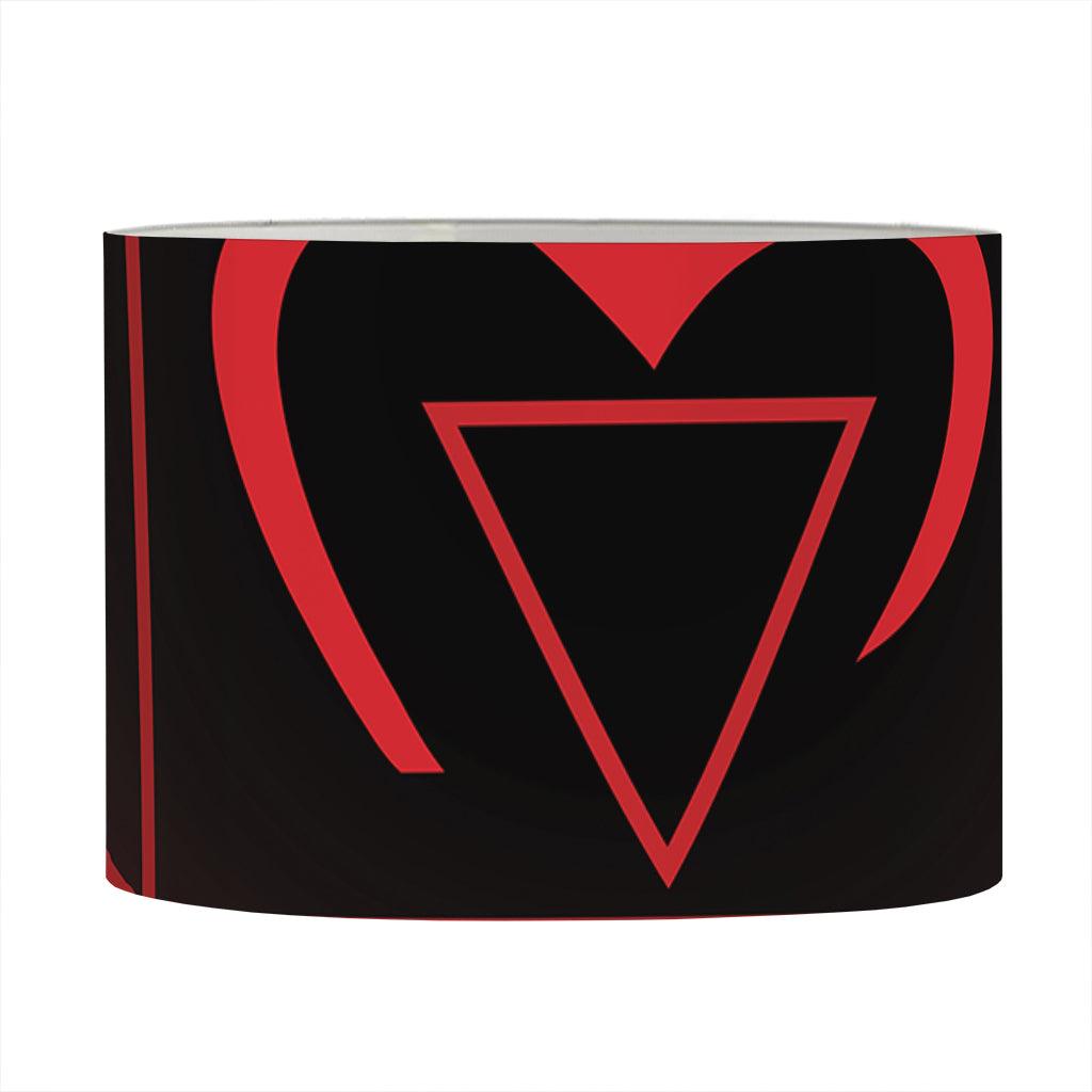 Muladhara Chakra Symbol Print Drum Lamp Shade