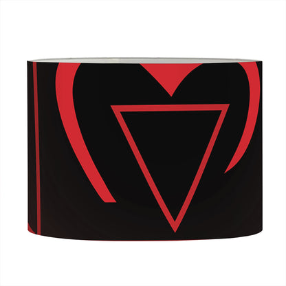 Muladhara Chakra Symbol Print Drum Lamp Shade