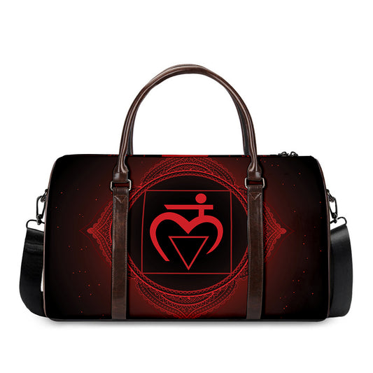 Muladhara Chakra Symbol Print Duffle Bag