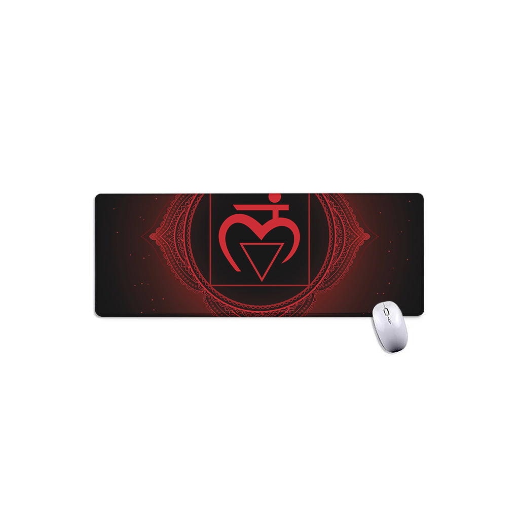 Muladhara Chakra Symbol Print Extended Mouse Pad