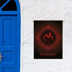 Muladhara Chakra Symbol Print Garden Flag